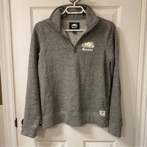 Roots Quarter Zip Original Polo Sweatshirt